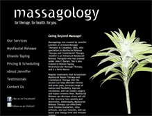 Tablet Screenshot of massagology.net